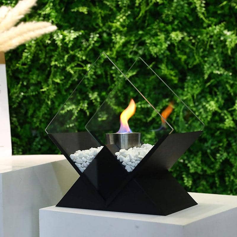 Portable Diamond design Tabletop Fireplace