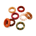 18k gold fashionable luxury resin elastic rope bracelet