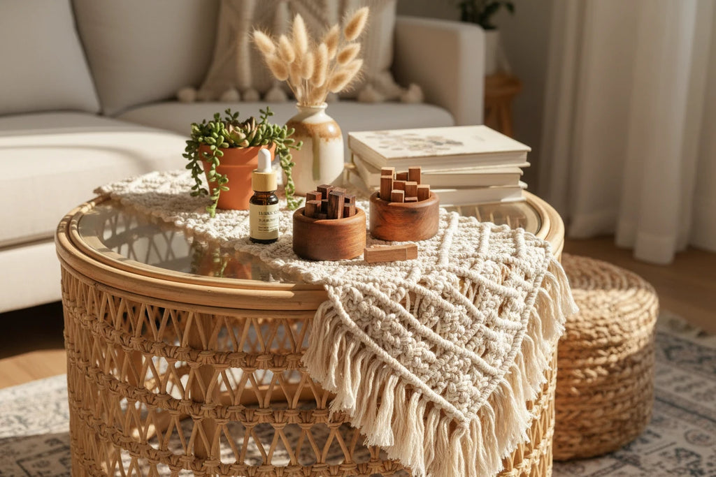 Wooden Essential Oil Diffuser With Diffuser Rods