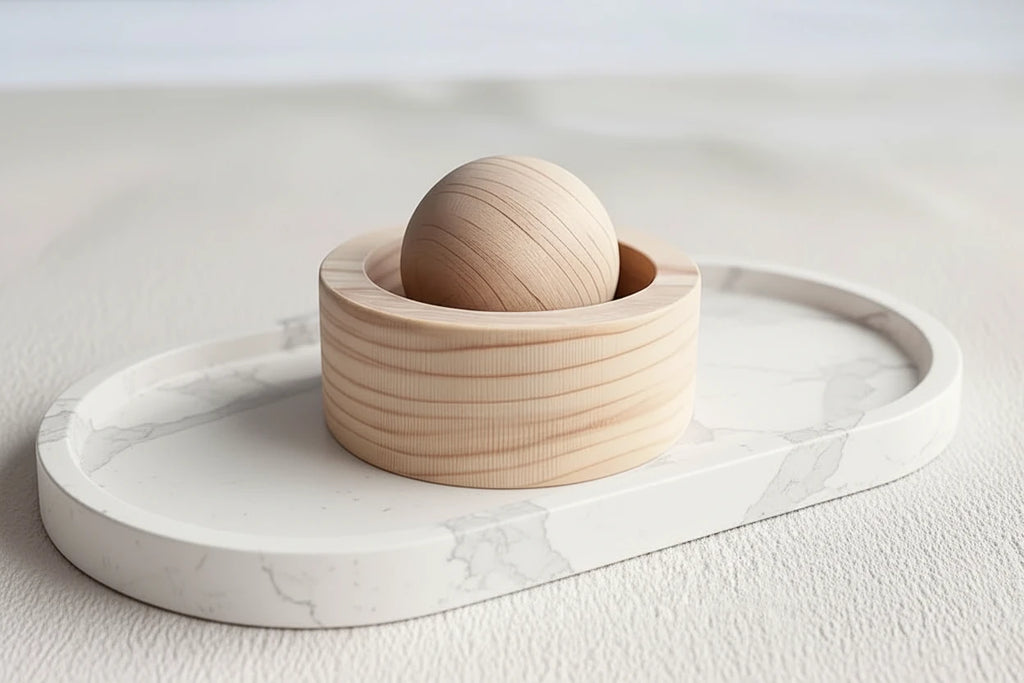 Wooden Essential Oil Diffuser- Spherical Design