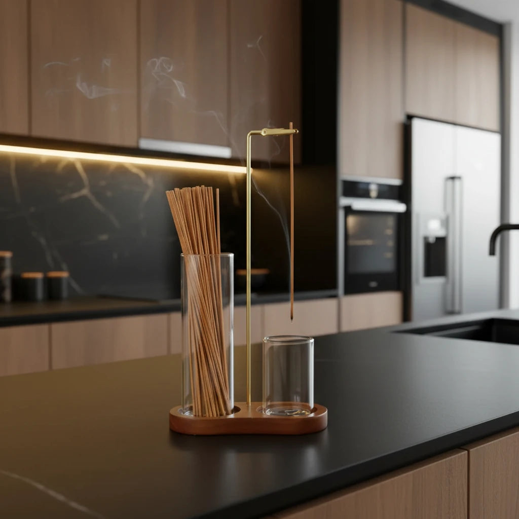 Incense Holder With Ash Catcher