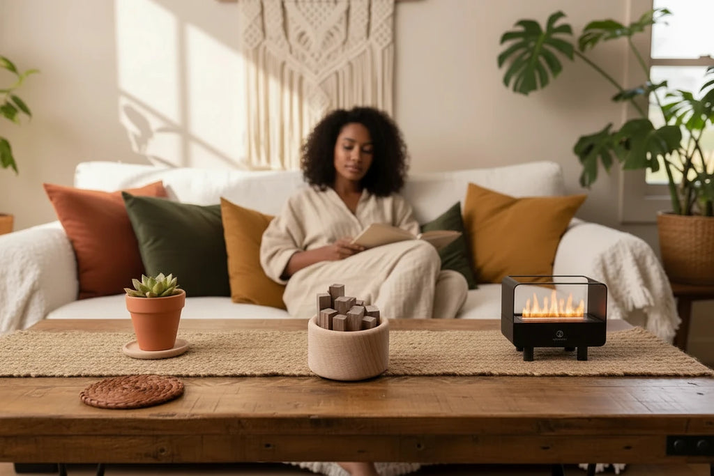 Wooden Essential Oil Diffuser With Diffuser Rods