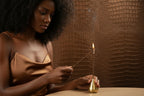 Gold Plated Copper Incense Holder