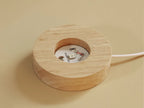 Essential Oil Natural Crystal Wood Base Diffuser