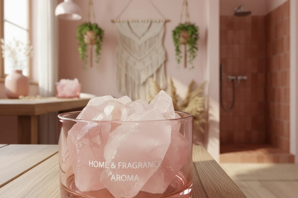 Essential Oil Natural Crystal Wood Base Diffuser