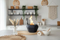 Portable Cement Tabletop Fireplace
