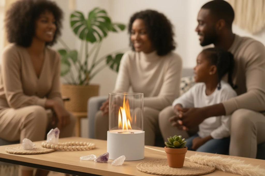 High Tabletop Fire Bowl Tabletop Fireplace