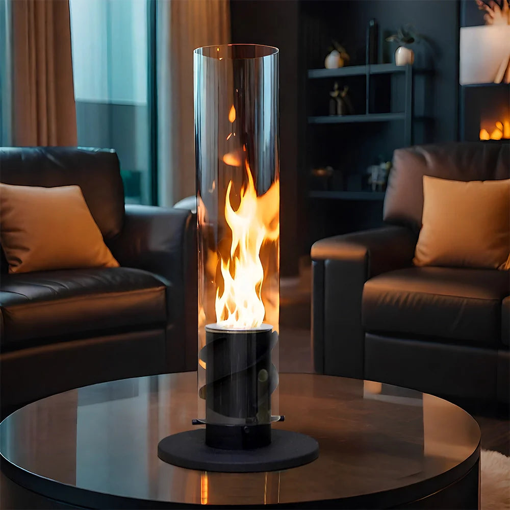 Clean-Burning Bio Ethanol Ventless Fireplace