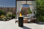 Tall Round Freestanding Outdoor Fireplace